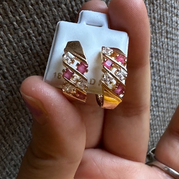 14k gold filled hoops - Picture 5 of 13